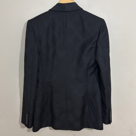 NWT Ralph Lauren Purple Label Women’s Gregory Jacquard Tuxedo Blazer size 2 Glam - Picture 4 of 11